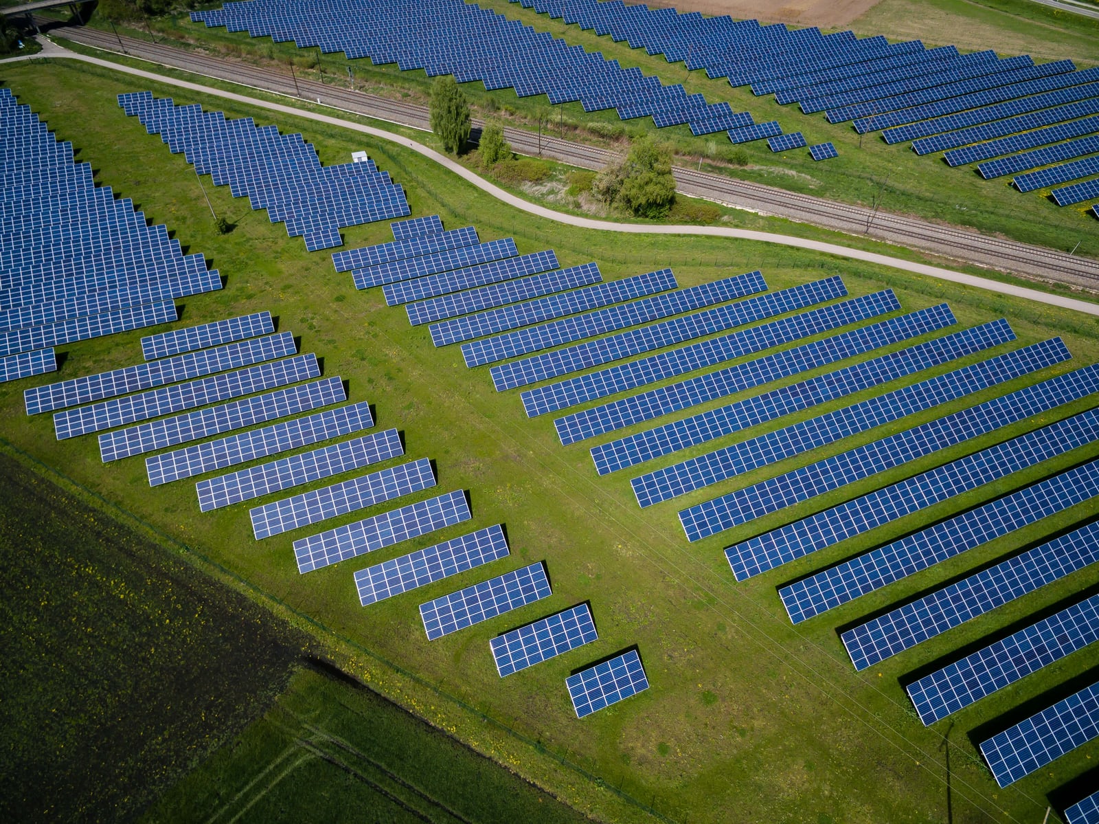 Energy management infrastructure including solar panels and industrial energy monitoring equipment